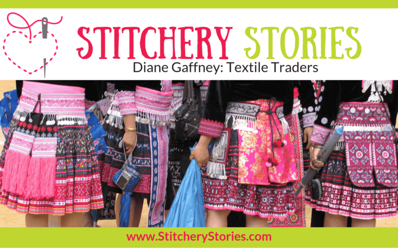 Diane Gaffney Stitchery Stories Textile Art Podcast Wide Art