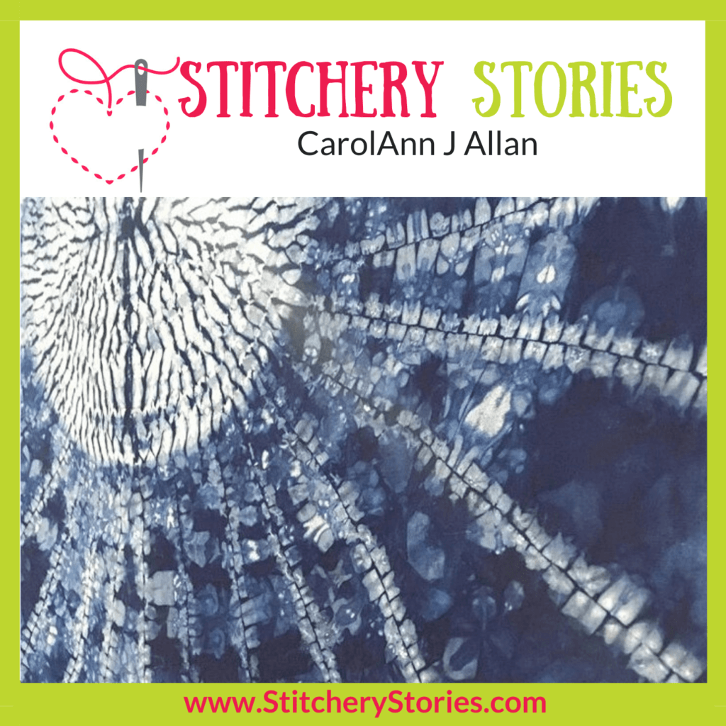 CarolAnn Allan Stitchery Stories Podcast Episode Art