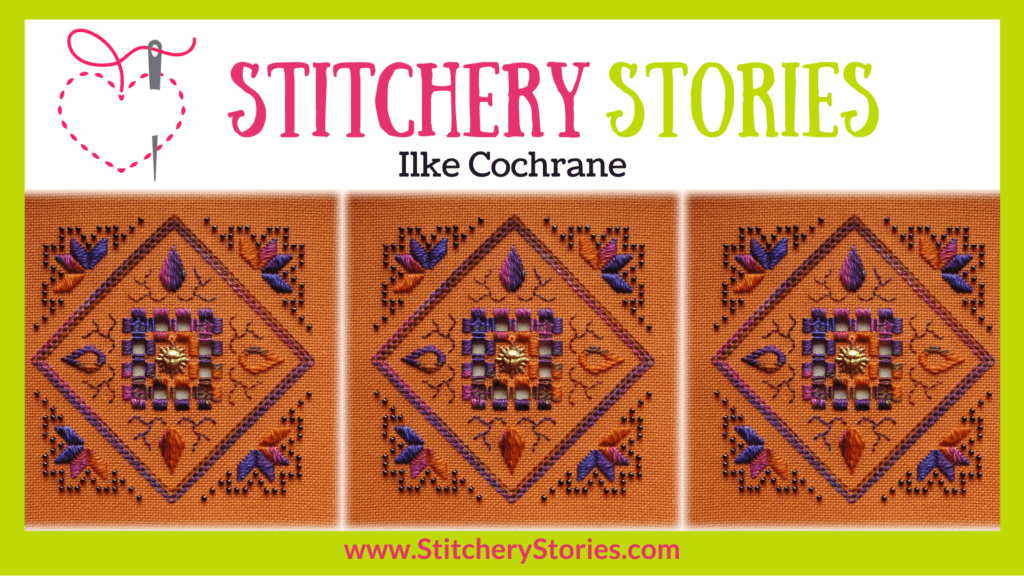 Ilke Cochrane guest Stitchery Stories embroidery podcast Wide Art
