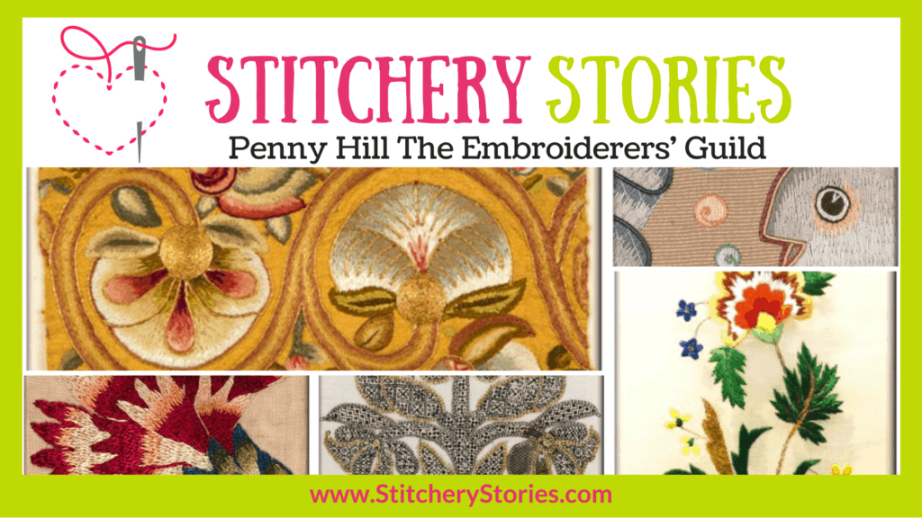 Penny Hill Eg trustee guest Stitchery Stories embroidery podcast Wide Art