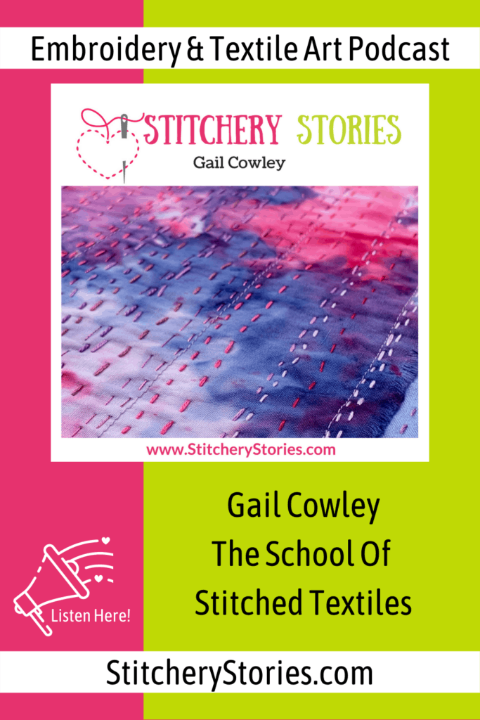 textile art inspiration Pin Stitchery Stories ep109