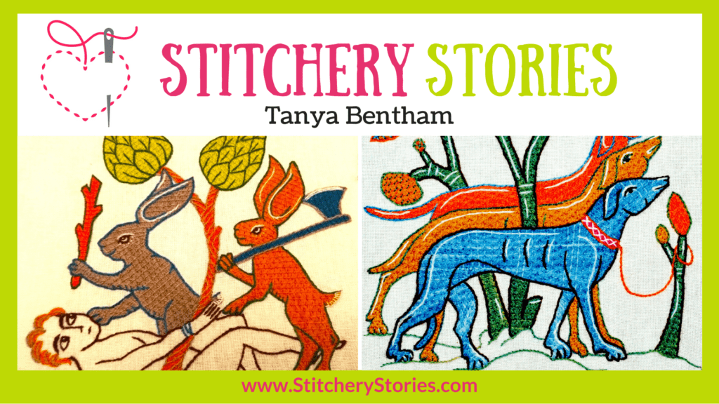 Tanya Bentham guest Stitchery Stories textile art podcast Wide Art